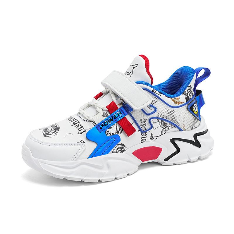 

Children s sports shoes 2025 running shoes casual soft sole light classmate spring and autumn versatile middle school children boys students 39 королевский синий