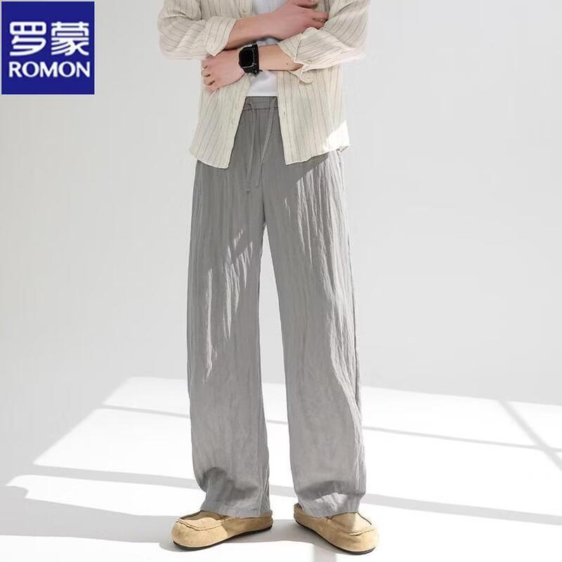 ROMON Men s Straight-Leg Cool & Breathable Casual Pants XL