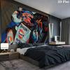 MotoGP Wall tapestry, aesthetic printed fabric blanket, suitable for bedroom, living room, and home decor.