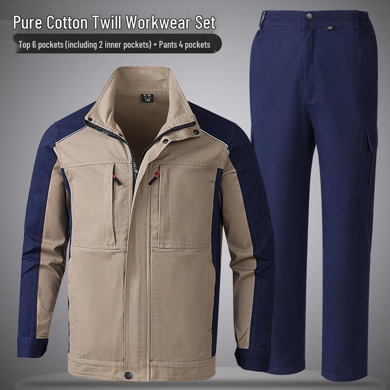 HESHDUN Men s Durable Long-Sleeve Work Uniform 180