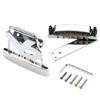 6 String Guitar Trapeze Tailpiece with Bridge Cover And Base Plate Electric Guitar Tailpiece Guitar Replacement Part