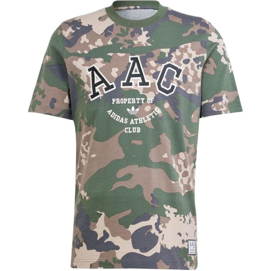 adidas AAC Camo T-Shirt  Green Brown  Men s IR9474 L