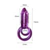 Frauen Klitorisstimulator Doppelvibrierender Penisring Männlicher Verzögerter Ejakulationsvibrator Verlängerung des Höhepunkts Erotisches Sexspielzeug für Erwachsene