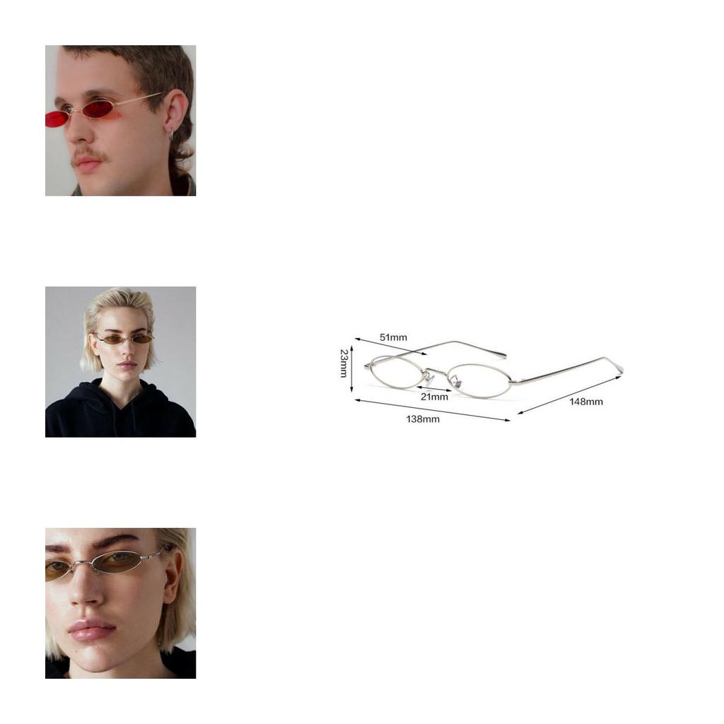 Lunettes de soleil vintage à petite monture ovale pour femmes, nuances rétro tendance au design intemporel