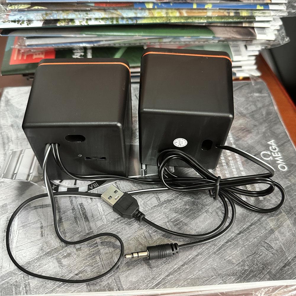 D-02A Portable USB Mini Speaker for Phones, Laptops, and Desktops