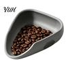 Kitchen Measuring Tool Silicone Coffee Bean Dosing Tray, Flexible Container with Bevel Easy Non Stick Pouring Design, Non-stick Anti-static for Beans