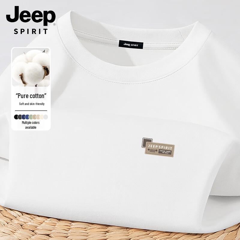 JEEP SPIRIT Men's 2026 Spring/Autumn Printed Long Sleeve T-Shirt