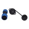 SP16 Flange Waterproof Aviation Plug Socket IP68 Male and Female Butt Joints Flange Waterproof Connector
