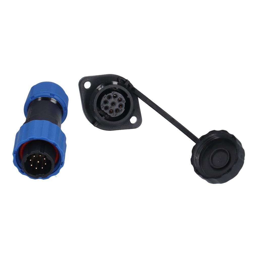 SP16 Flange Waterproof Aviation Plug Socket IP68 Male and Female Butt Joints Flange Waterproof Connector