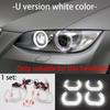 Excellent DTM Style Ultra Bright Led Angel Eyes DRL  Rings Retrofit Accessories for BMW 3 Series E90 E91 E92 E93 M3 2005-12
