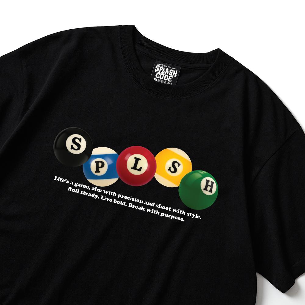 Seupeullaesikodeu Black Short Sleeve T-Shirt - Billiards