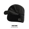 Gorra de Béisbol con Orejeras de Pana Vintage para Hombre y Mujer Gorra de Invierno con Visera Suave de Lana Americana Gorra de Piloto