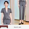 Premium Women's Summer Short-Sleeve Suit Set - Elegant Skirt Suit for Professional and Stylish Workwear