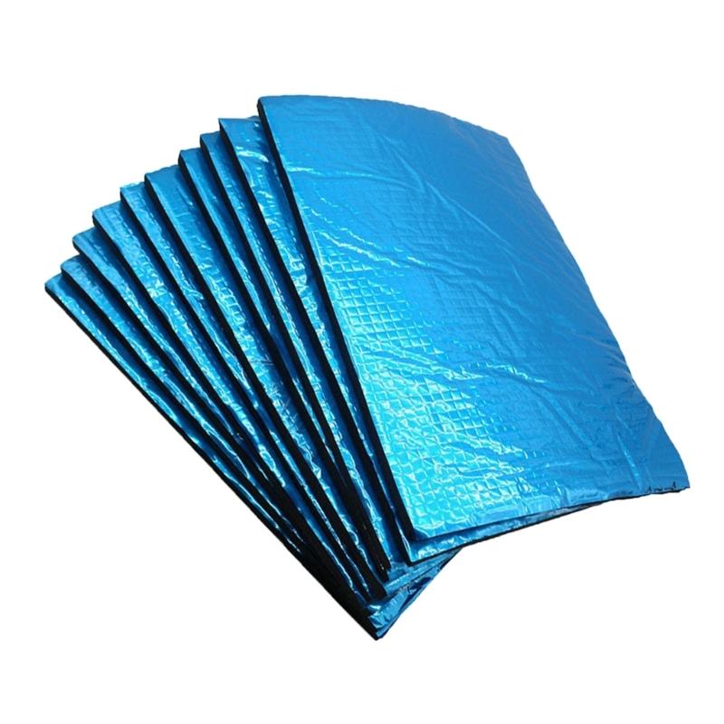 10pcs  Car Acoustic & Thermal Insulation Pad Water Resistant Noise & Heat Reduction Mat for Improved Cabin Environment