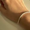 Evenesel Rope Silver Bracelet
