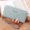 Fashionable Lychee Patterned Multi Slot Mobile Phone Bag with Double Zipper Wallet for Women