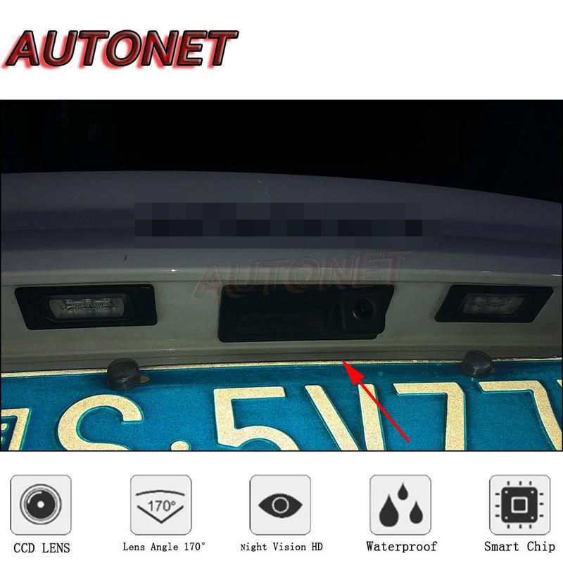 AUTONET Car Trunk Handle Camera For Porsche Cayenne 92A 2011 2012 2013 2014 2015 2016 2017 Night Visioin Backup Rear View camera