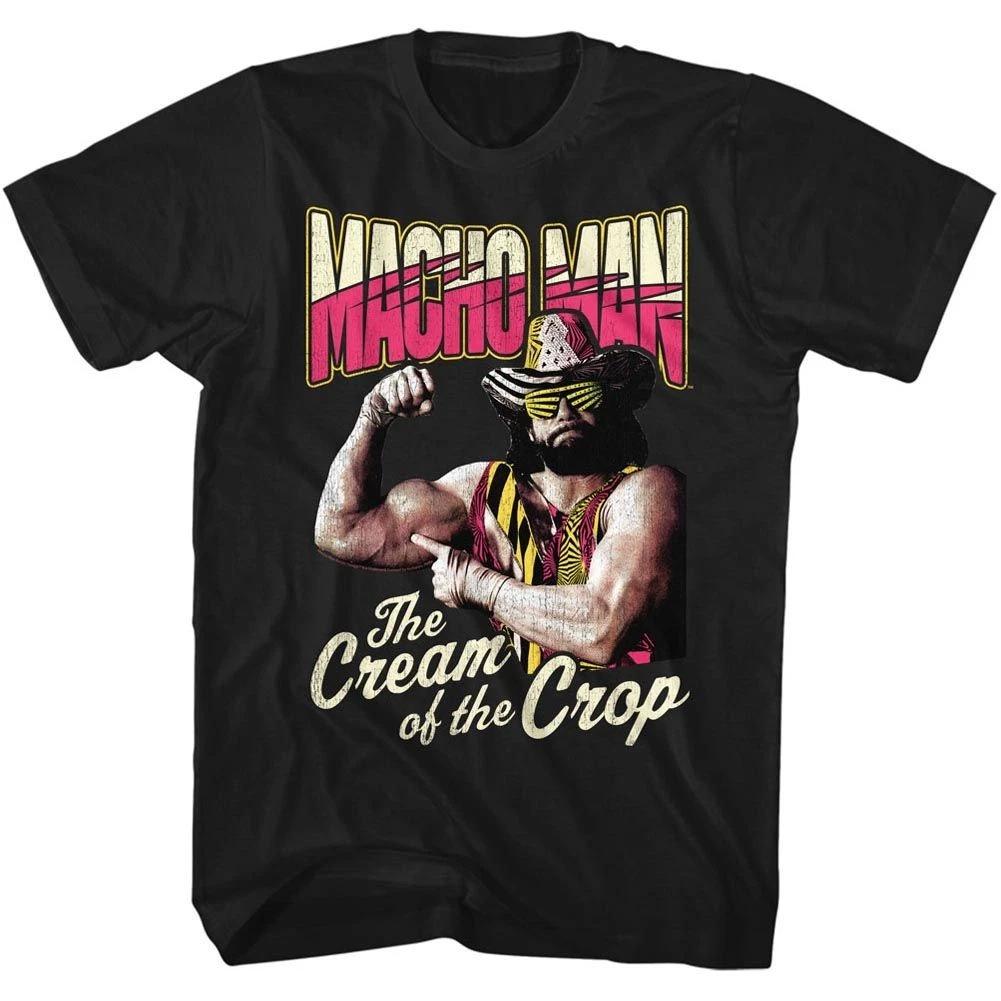 Macho Man Cream Of The Crop Black Wrestling Shirt 120