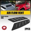 Black Car Air Hood Front Vent Cover Scoop Trim Decor For Ford F-150 2009-24 2013