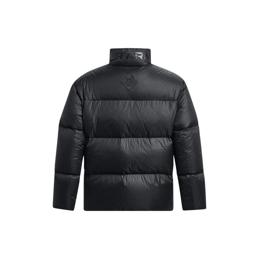 Under Armour ColdGear Infrared Fleece Collar Training Down Jacket Men Outerwear Black 1378828-001