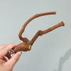 Cage Pet Budgie Bird Hanging Toys Parrot Wooden Branch Wood Parrot Bird Stand Perch Platform Stand
