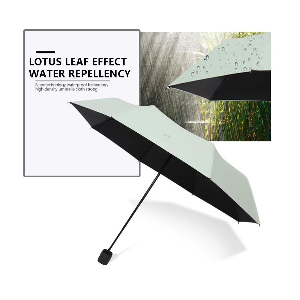 Umbrellas Sun umbrellas Cartoon rain and sunny manually folded student portable umbrellas Sunshade accessories Outdoor equipment