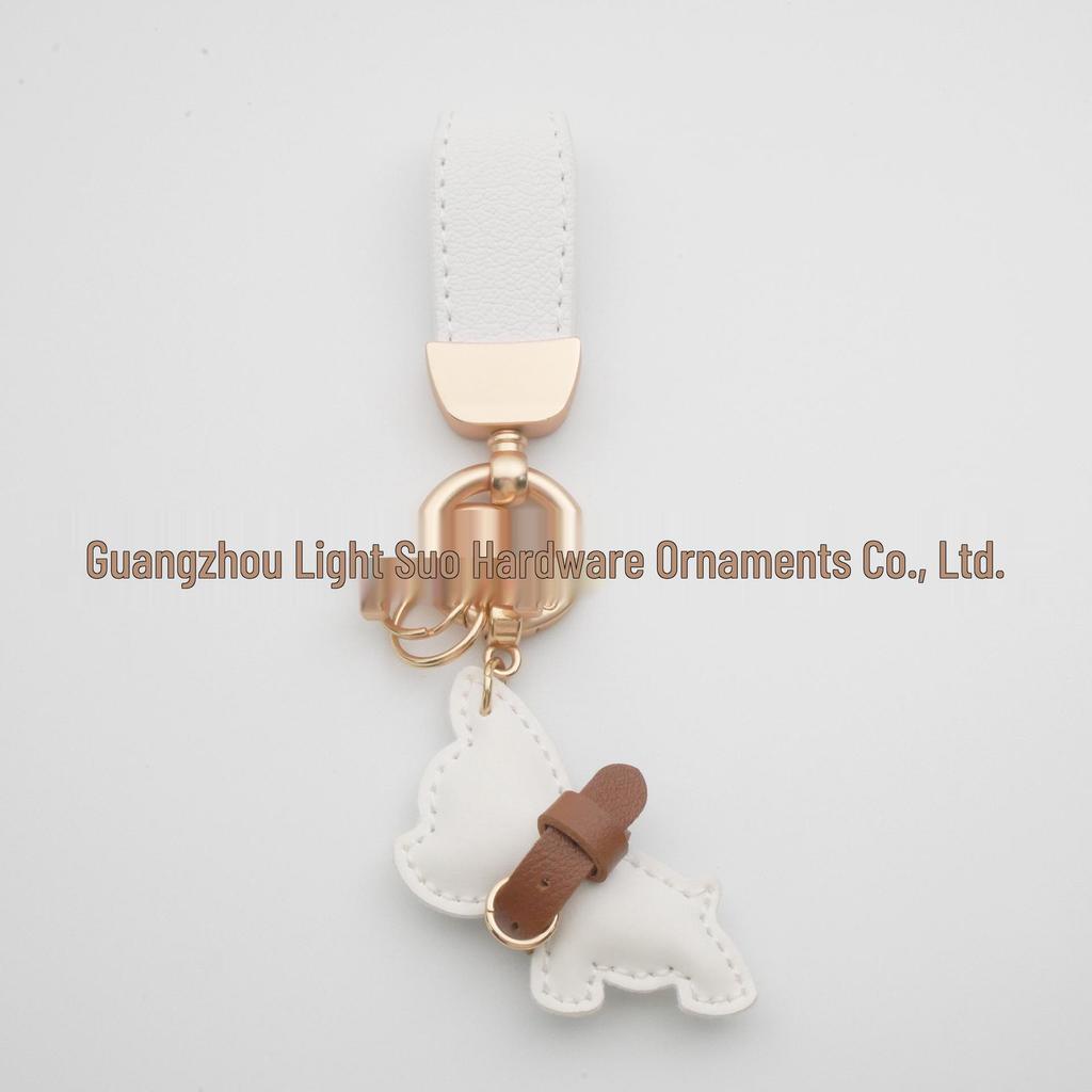 Exquisite French Bulldog Puppy Lanyard Keychain Pendant - Perfect Couple Gift