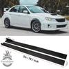 For Subaru Impreza 2007-2023 Side Skirts Extension Lip Splitter Glossy Black