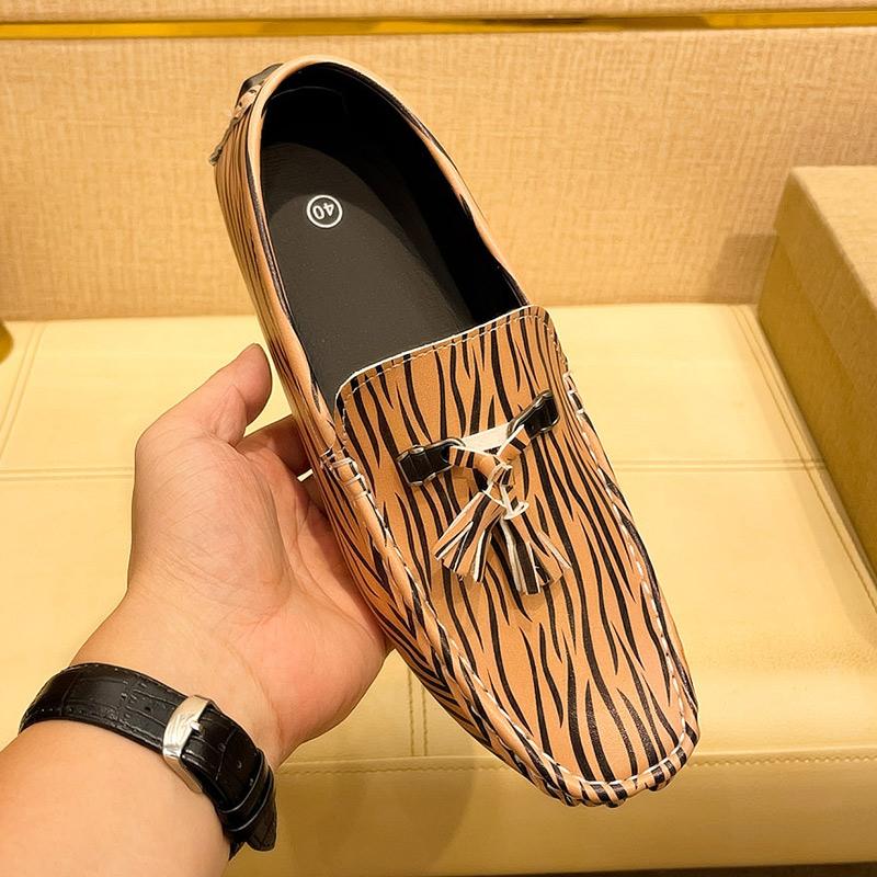 Fashion Mens Outdoor Loafers Leather Fashion Coiffeur Shoes Men 2024 All-match Men Casual Shoes Luxury Brand Classic Men Dress Footwear