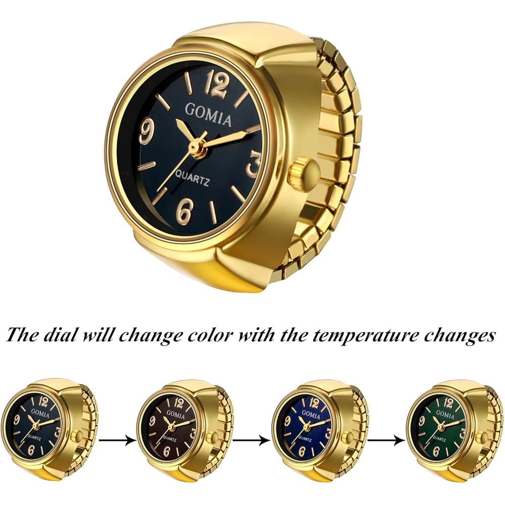 Ringwatch Women's Stainless Steel Adjustable Analog Waterproof Quartz Fashion Accessory