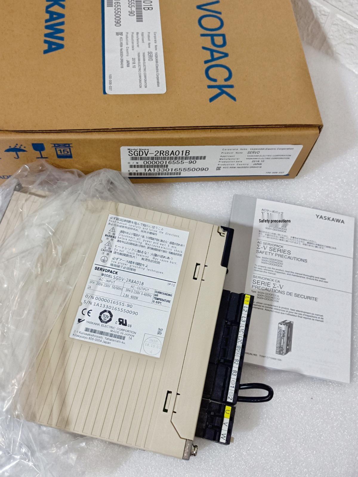 

Yaskawa SGDV/R Servo Drives: 1R6A, R90A, 2R8A Series Inquiry - Check Stock