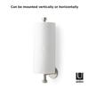 Umbra CAPPA Kitchen Paper W357 X D97 X Kitchen Holder, Nickel, H70mm, Wall-Mounted,