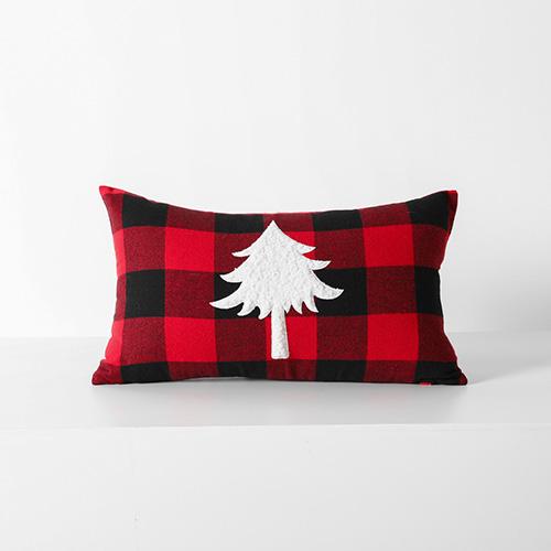 1 шт., серия Nuan, красные пледы, наволочка, полиэстер, рождественские декоративные подушки, чехол для дивана-кровати, 45x45 см Style1 30x50cm