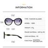 Women's sunglasses, men's and women's large-frame sunglasses, fashionable round-frame sunglasses.