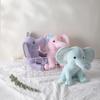Peluche Morbido Elefante 25cm/9.84in - Giocattolo di Peluche Carino Soffice Colorato (Più colori: Rosa/Blu/Viola/Arcobaleno) - Partire