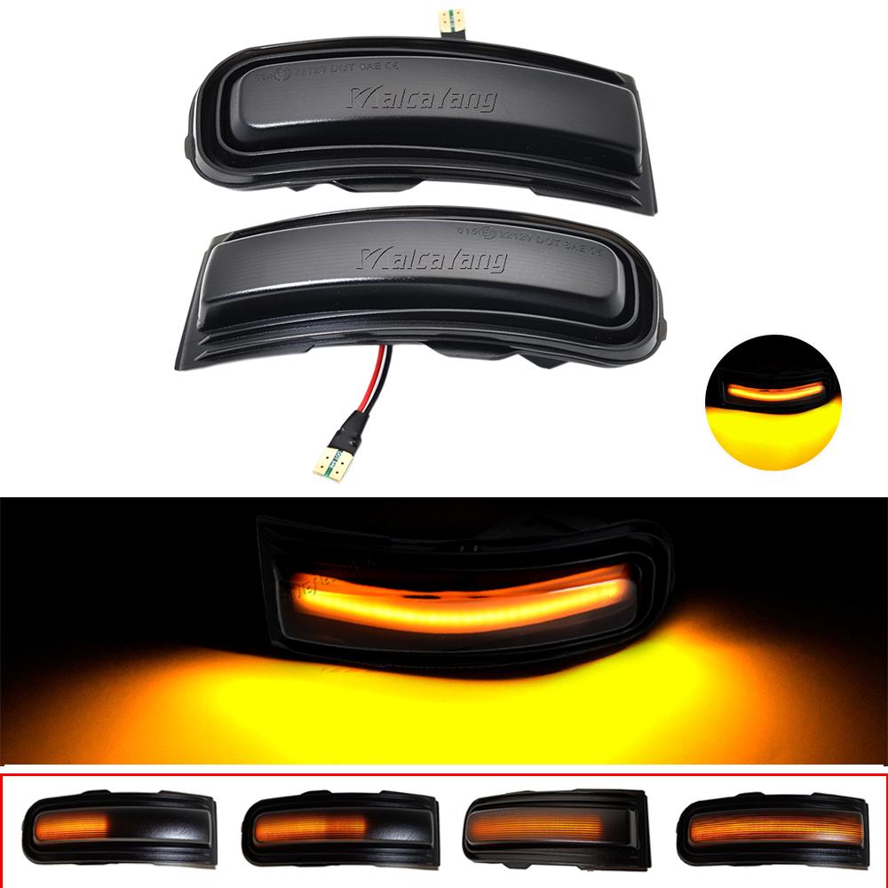 2PCS Sequential Flash Side View Mirror Turn Signal Blinker Light Assembly For Jeep Renegade 2015 2016- Dynamic Smoke