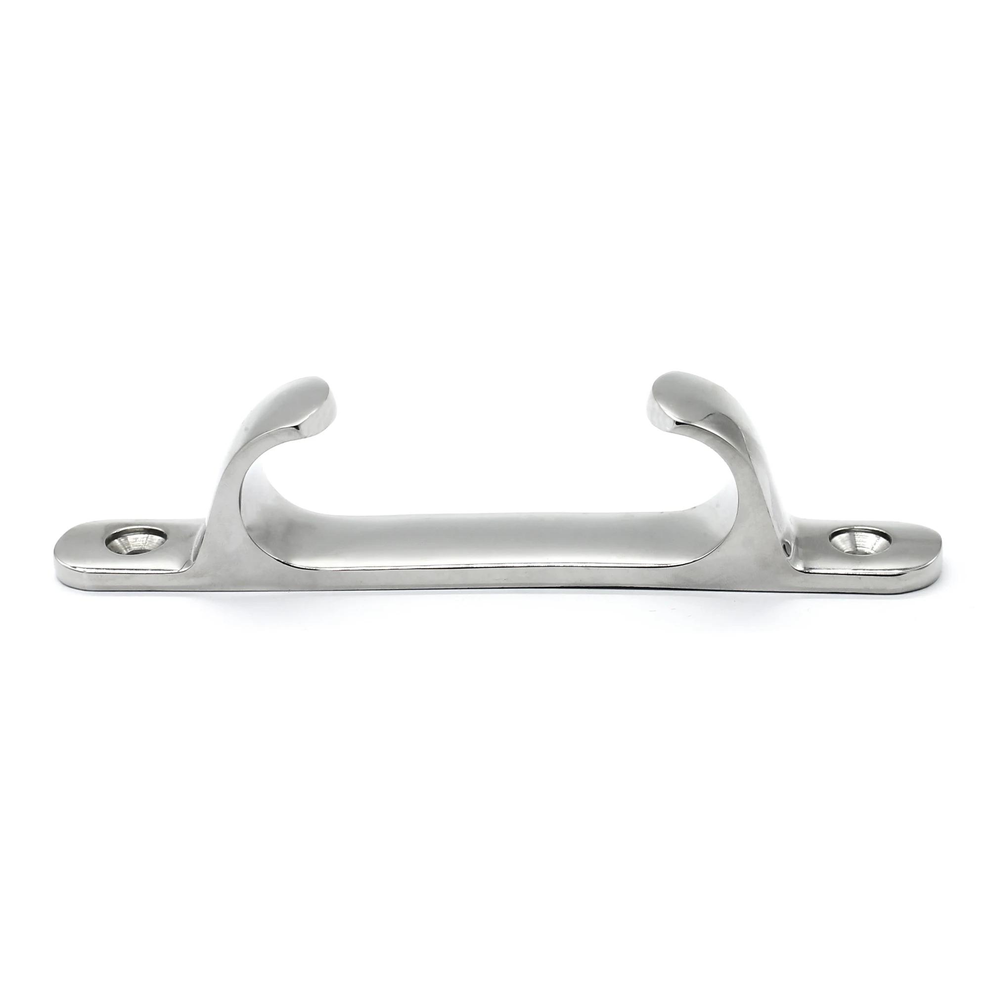 

6-дюймовый полированный морской 316 нержавеющая сталь Skean Fairlead уткет для носа лодки палубный док швартовный трос яхтенный уткет белый