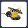 Car Solar Airplane Ornaments 360° Rotary Creative Car Center Console Solar Powered Aircraft Ornaments Car Interior Decoration Car Accessories