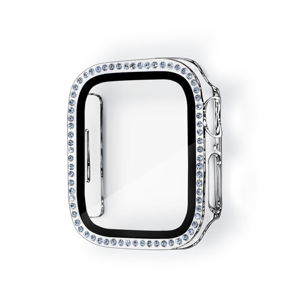 Bentosa Apple Watch Full Cover Cubic Crystal Clear Screen Protector Case