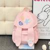 Wave Point Rabbit Ears Bag Cute Fresh Mochila Student Mochilas Mujer 2026 New Backpacks Teenage Girls Backpack Bolsas Feminina