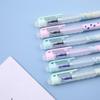 Hobby Stationery Moyi Erasable Gel Pen 0.5mm, Black and Crystal Blue