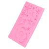 Sun Moon Star Cake Fondant Molds Silicone Cupcake Decoration Molds for Pudding Ice Cream