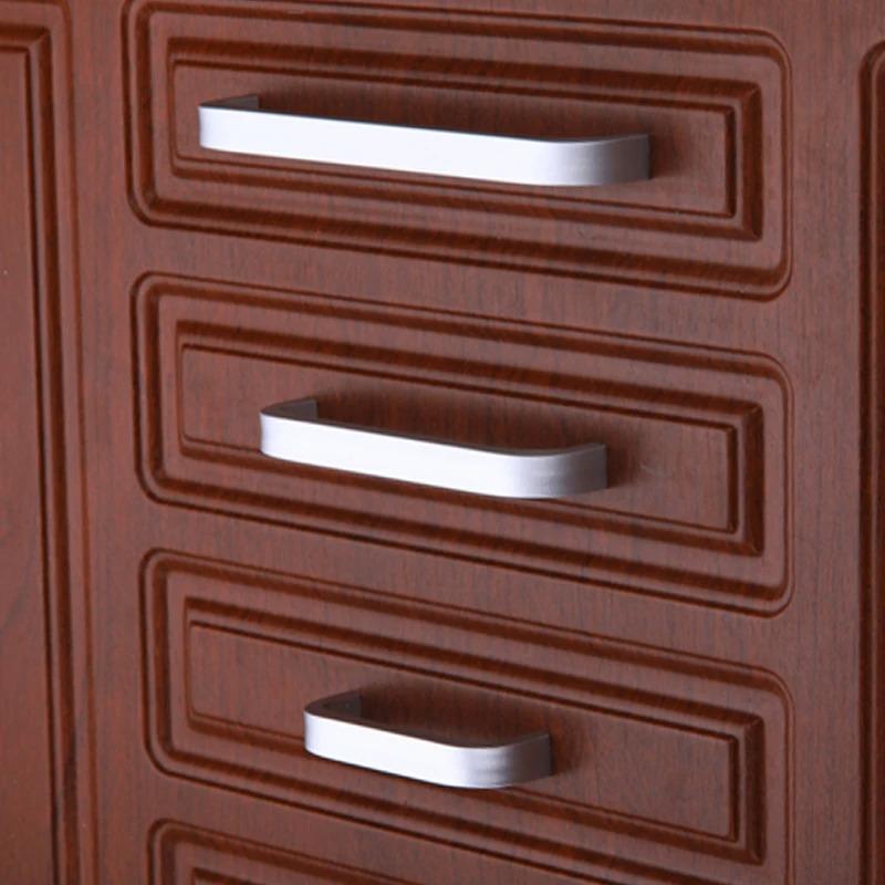 Modern Aluminum T Bar Pulls Kitchen Cabinet Handles Door Drawer Knobs Wardrobe Furniture Hardware Home Decoration