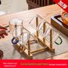 Heat-Resistant Colored Glass Teacup Set