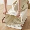 Folding Dirty Clothes Basket Hollow Out Breathable Laundry Basket Toy Large Storage Baskets Balcony Narrow Slit Storage Baskets