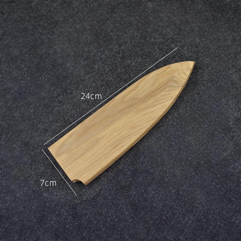 Kryt na nůž v japonském styluChránič čepele kuchařského nožeDřevěná pochva na nůžDržák čepelePochvaPochva s magnetickým uzávěrem