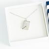 Love Card Envelope Pendant Women's Fashion Valentine's Day Stainless Steel Jewelry Gift Exquisite Gift Box Necklace