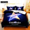 3 Pieces Adult Boys Bedroom Bedding Set Cartoon Anime Hip Hop Style Duvet Cover Set 2024 Quilt Cover Pillowcase