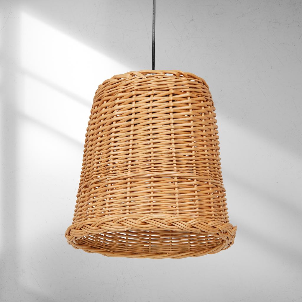 Lampa Wisząca Vimini 1 E27 Naturalne Drewno Wood Milagro Mlp7990