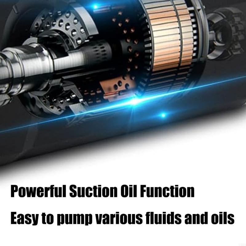 U55A Portable 12V Oil Extractor for Quick Change in Motorcycles Tractors Generators
